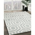thumbnail image 2 of Ahgly Company Indoor Square Contemporary Silver Gray Abstract Area Rugs, 5' Square, 2 of 6