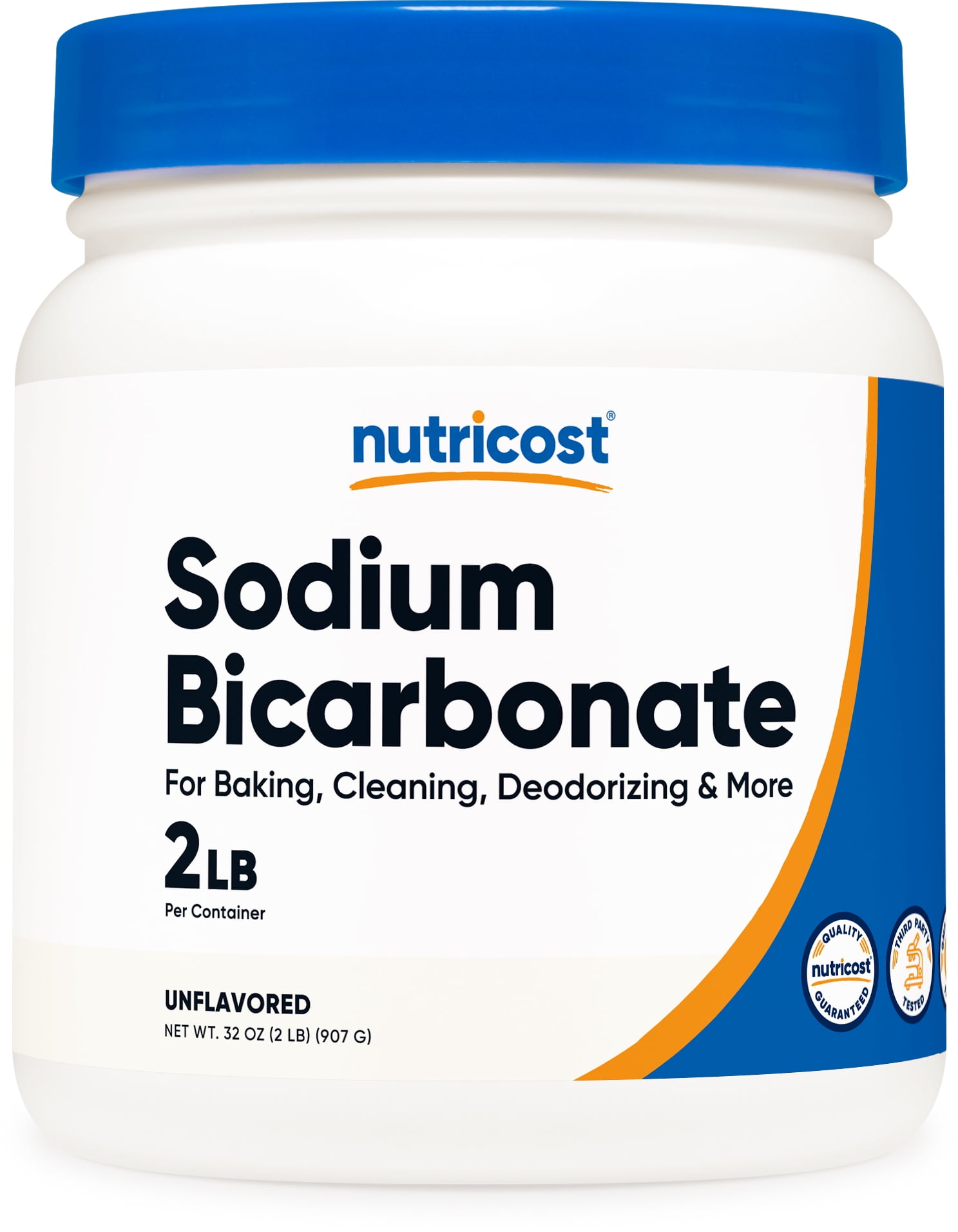 Nutricost Sodium Bicarbonate (2 LB) - 600mg Per Serving, Non-GMO, Gluten Free