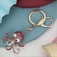 thumbnail image 5 of Octopus Shaped Rhinestone Key Ring Keychain Pendant Bag Decoration Birthday Gift, 5 of 5