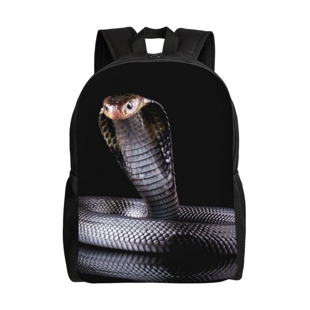 Balery Black Cobra Snake Mochila - Mochila Estilosa y Duradera para Laptop de 15 Pulgadas con Tela Oxford Impermeable