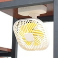 thumbnail image 3 of Kayannuo Back to School Magnetic USB Fan USB Or AA Battery Powered Desk Fan With 3 Speed Timing Function, 3 of 6