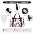 thumbnail image 4 of Fuzoiu Orchids Flowers Print Travel Duffle Bag,Carry On Tote Bags,Duffel Bag,Sport Gym Bag, Hospital Bag for Labor and Delivery, Overnight Bag,Luggage Bag, 4 of 7