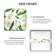 thumbnail image 5 of Kdxio Tulips Flowers Print Tissue Box Cover,Square Decorative PU Leather Facial Paper Case Organizer Holder Dispenser for Bathroom,Night Stands,Desk,Car 5.2''X5.2''X5.2'', 5 of 8