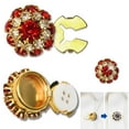 thumbnail image 1 of Meitianfacai Rhinestone Button Covers Crystal Buttons For Clothing Detachable Shirt Button Clips Buttons Jewelry Button Snaps With Pliers Press, 1 of 1