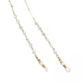 thumbnail image 1 of Milaget 2x Chaîne de Lunettes de Soleil à Perles Mode Support de Lunettes de Lecture Cordon Blanc 2 Pcs, 1 of 4