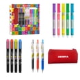 thumbnail image 1 of Zebra Write & Highlight Set Incluye 6 marcadores Kirarich tinta glitter- 4 resaltadores J Roller HL- 3 bolígrafos Sarasa Mark On + Lapicera de regalo, 1 of 5