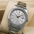 thumbnail image 2 of Pre-Owned Rolex Datejust 41MM 116300 Silver Dial Smooth Bezel Stainless Steel Oyster Bracelet, 2 of 8