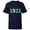 Navy, variant on Disney Winnie the Pooh 2022 New Year’s Eve Standard - Short Sleeve T-Shirt for Kids – Customized-White