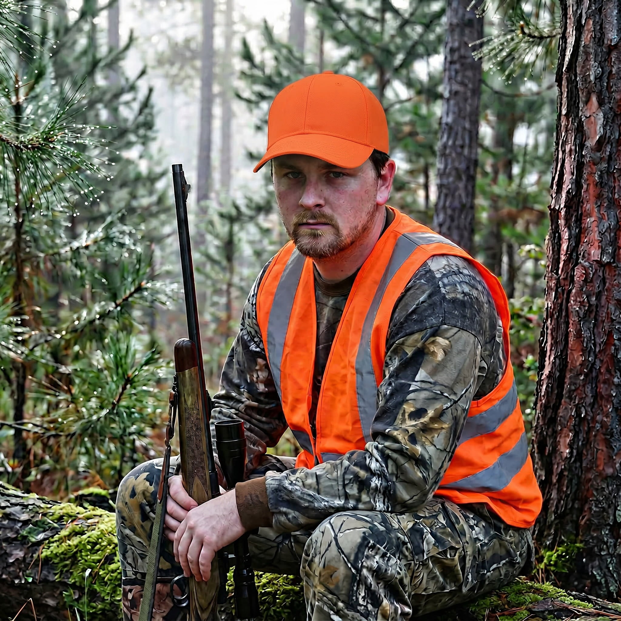Tirrinia Neon Hunting Orange Safety Cap Closure