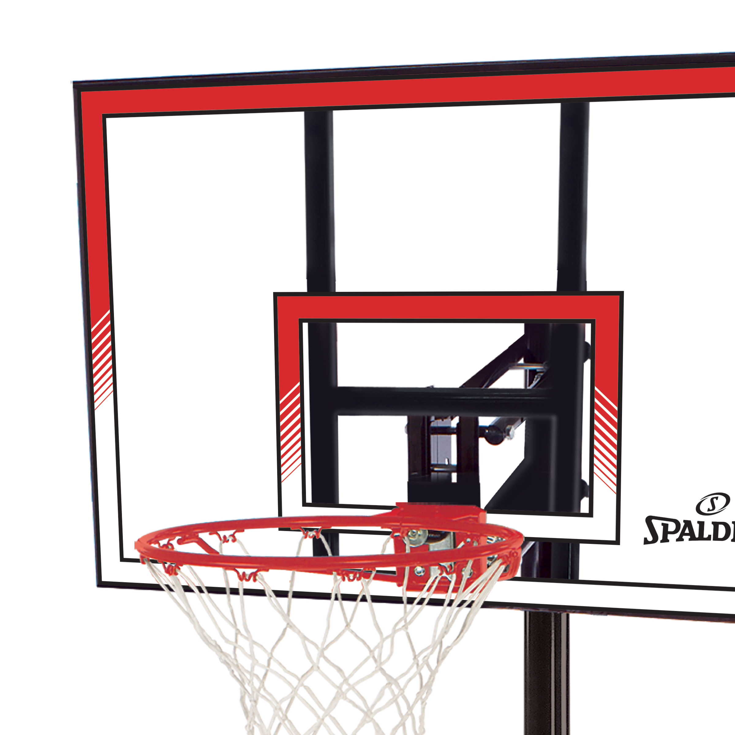 Spalding Ratchet Lift 44 In. Polycarbonate Portable Basketball Hoop System - image 3 of 6