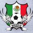 thumbnail image 2 of CafePress - Mexico - Cute Infant Baby Football Bodysuit, 2 of 3