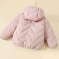 thumbnail image 7 of Busydd Girls Winter Coat 1-13 Years Comfortable Warm Solid Color Long Sleeve Boys Winter Coat Casual Hooded Zipper Puffer Jacket Little Girls Clothes with Pockets 11-12 Years, 7 of 7
