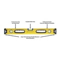 thumbnail image 3 of Swanson Tool Co 48" Aluminum Pro Grade Box Beam Level Pro Series, Model BBL480, 3 of 5