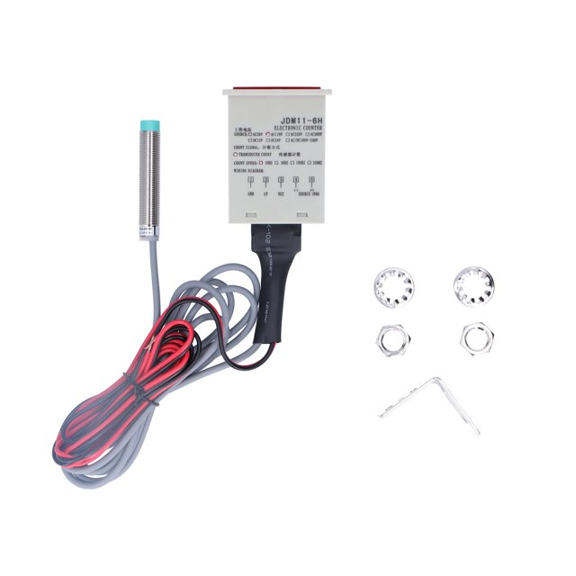 Panel Reset Counter, Induction Counter Meter 3 Counting Methods Electronic JDM11-6H For Petroleum Chemical Textile Machinery DC12-24V,AC36V,AC110V,AC220V,AC380V