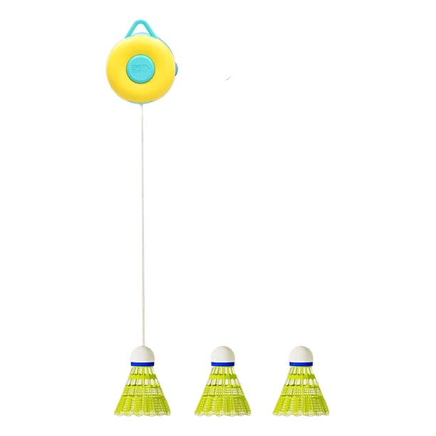 Entrenador de bádminton colgante para un solo jugador, práctica para niños y adultos, dispositivo de autoentrenamiento de 3 bolas para juegos,