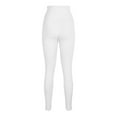 thumbnail image 3 of CQONEPT Yoga Pants for Womens Tummy Control Butt Lifting Leggings Non See Workouts Activewear Pant White XL, 3 of 6