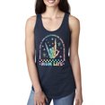 thumbnail image 2 of Wild Bobby Motherhood Some Days I Rock It Skeleton Hand Women Racerback Tank Top, 2 of 6