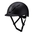 thumbnail image 1 of Casco ecuestre para caballos, ajustable, transpirable, para hombre y mujer, para ciclismo Negro brillante, 1 of 8