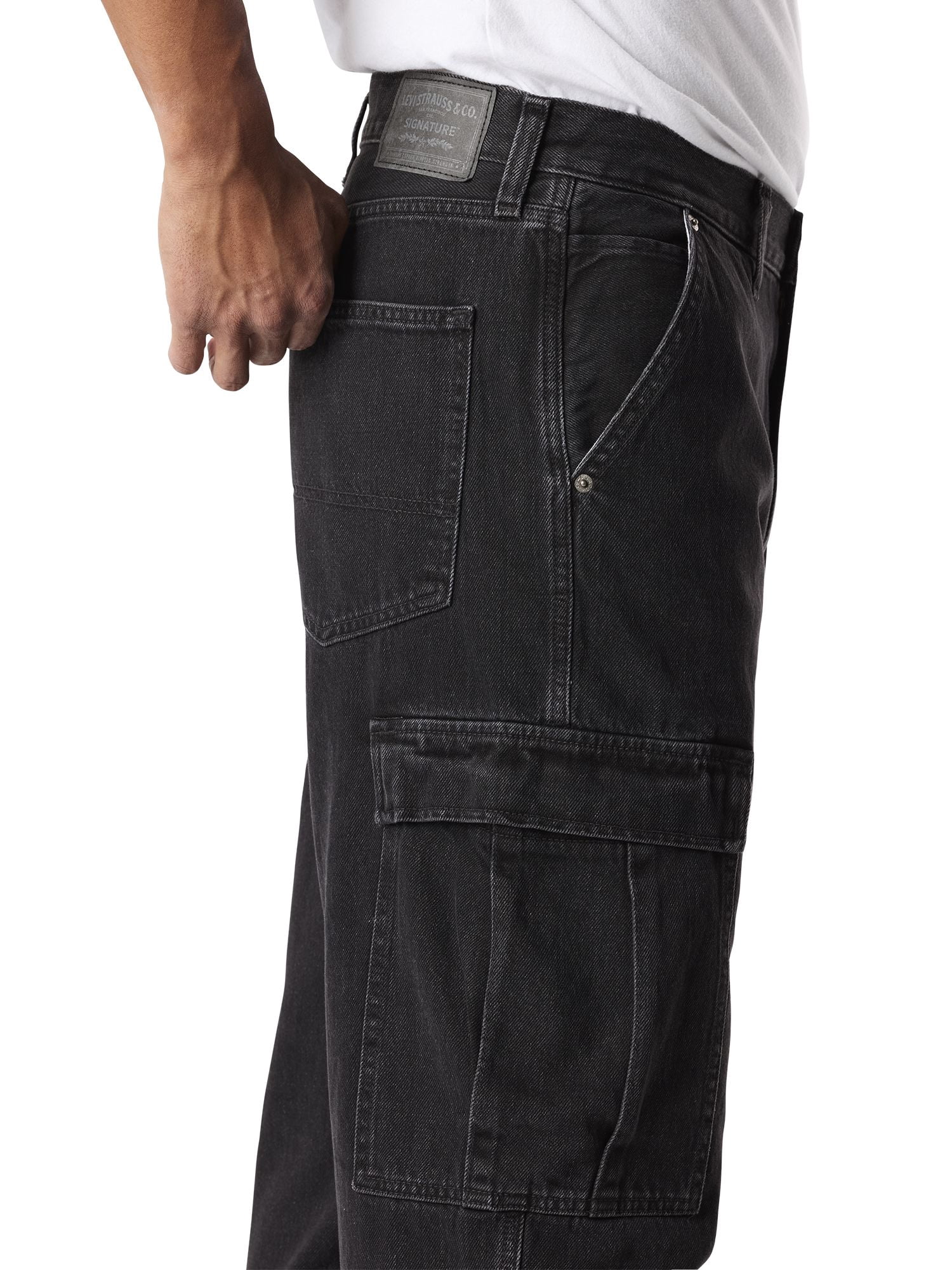Levi Strauss Signature Men's and Big and Tall Loose Cargo Pants