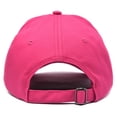 thumbnail image 3 of DALIX Ghost Embroidery Dad Hat Baseball Cap Cute Halloween in Hot Pink, 3 of 6