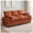 Reddish-Brown, variant on 83" Cloud Loveseat Sofa, Comfy Corduroy Couch Deep Seat Double Cushion, 800 LBS 2-3 Seater Love Seat for Living Room Bedroom Apartment Office Small Space, Gray