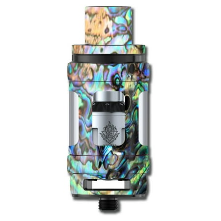 Swirl Shell - Skin Decal For Smok Tfv12 Cloud King Tank Vape Mod / Abalone Swirl Shell Design Blue
