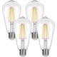 thumbnail image 1 of Dimmable Edison Bulbs 60 Watt Equivalent LED Bulb, Filament Vintage Light Bulbs, 2700K Warm White, 4 Packs, 1 of 5