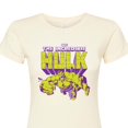 thumbnail image 3 of Marvel Hulk - Logo Pose - Juniors Fitted Graphic T-Shirt, 3 of 5