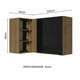 thumbnail image 2 of Alacena Gabinete Superior de Esquina Cocina Madesa Lux MN, 2 of 5