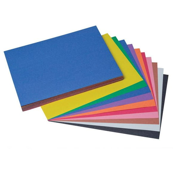 9 x 12 in. Sunworks Construction Paper, Assorted - Pack of 5