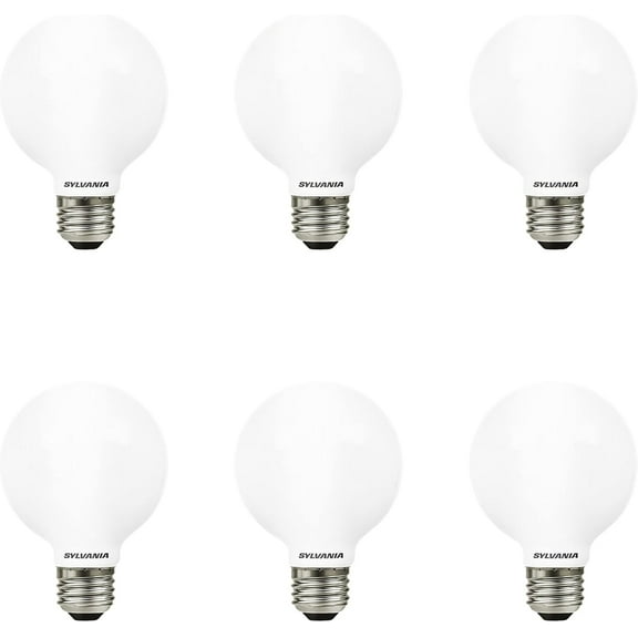 Sylvania TruWave 5W Soft White Decorative LED Light Bulb, 6 Pack
