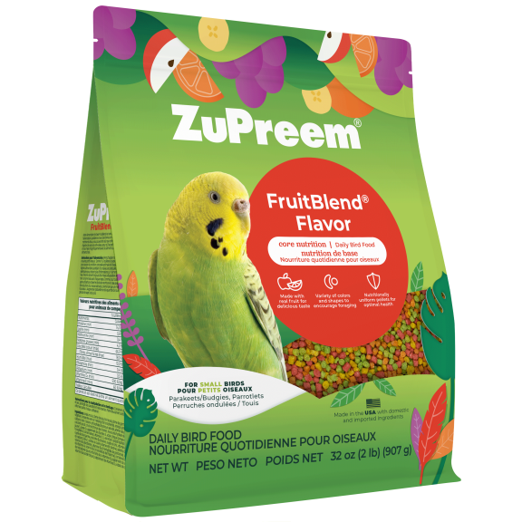 Zupreem FruitBlend Flavor Food for Small Birds 907 g