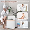thumbnail image 6 of SereneLife SLTLR660W Rectangular Bucket-Large Capacity Single Touch Towel & Blanket Warmer with Built-in WiFi Capability (Natural), 6 of 7