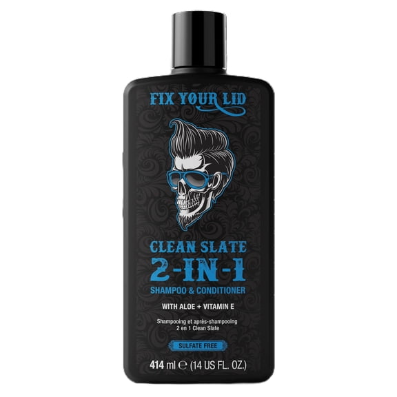 Fix Your Lid Clean Slate 2-in-1 Shampoo & Conditioner, 14 us fl oz
