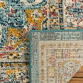 thumbnail image 5 of SAFAVIEH Phoenix Christopher Floral Area Rug, Ivory/Blue, 5' x 5' Square, 5 of 6