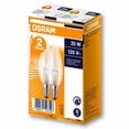thumbnail image 2 of Pack De 2 Foco Vela Osram Luz Cálida 25W E14, 2 of 3