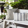 thumbnail image 5 of Riley Gray Rectangular Outdoor Throw Pillow, 5 of 5