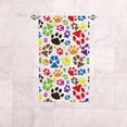 thumbnail image 6 of GZHJMY Fingertip Hand Towels, 2 Pack Pcs Color Animal Paw Prints Absorbent Face Bath Towels for Bathroom Kitchen, 30"x15", 6 of 6