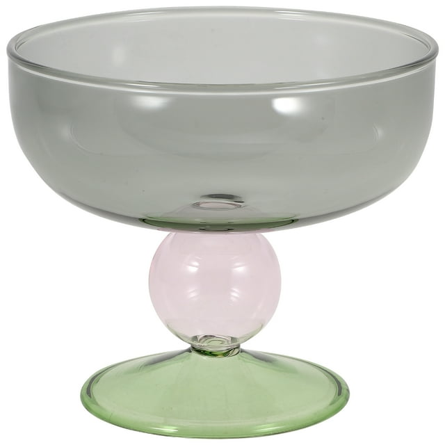 High Base Dessert Cup Glass Ice Cream Cup Exquisite Pudding Cup Delicate Ice Cream Bowl
