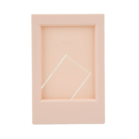 Photo Frame Plastic Rectangle Desktop Classical Stand Picture Frame for Fujifilm for Instax Mini 3in Photos Sakura Pink