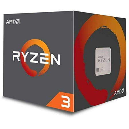 AMD YD1200BBAEBOX Ryzen 3 1200 Desktop Processor with Wraith Stealth