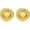 Vintage Gold, variant on Gold Plated Stainless Steel Earrings for Women Trendy Large Stud Hypoallergenic