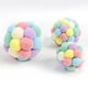 thumbnail image 5 of Pelotas Coloridas Para Gatos, Pelotas Elásticas Coloridas Para Gatos, Seguridad Suave Con Campana, Pelotas Hinchables De Felpa, Juguetes Interactivos Cateissary PT002494-03, 5 of 6