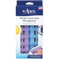 thumbnail image 5 of Apex Weekly Twice a Day Pill Organizer Contoured Design for Easy Pill Removal, 3-Pack, 5 of 6