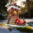 thumbnail image 1 of Botas navideñas Lisbinx para insertar en el suelo de una casa, para jardín, terraza, maceta, etc., 1 of 1