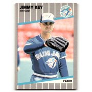 1989 Fleer Base Set #236 Jimmy Key Toronto Blue Jays Baseball Card NM Near Mint