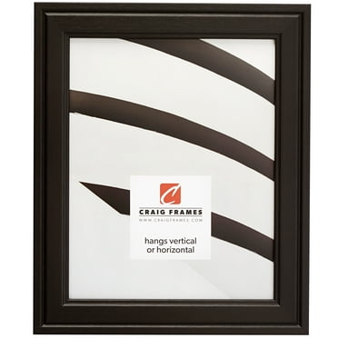 Craig Frames Manhattan 125, 16x22 inch Picture Frame, Black Steel