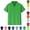 Green, variant on Boys' School Uniform Short Sleeve Polo Shirt, Button Closure, Comfortable & Soft Pique Fabric,Army Green,10-12