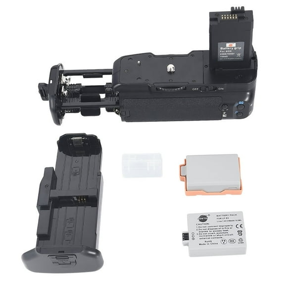 DSTE Remplacement pour Pro BG-E5 Poignée de Batterie Verticale + 2X Compatible Canon LP-E5 EOS 450D 500D 1000D SLR Appareil Photo Numérique