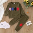 thumbnail image 2 of Durtebeua Outfits For Baby Boys Casual Suit Long Sleeve and Denim Pants 6-12 Months, 2 of 4